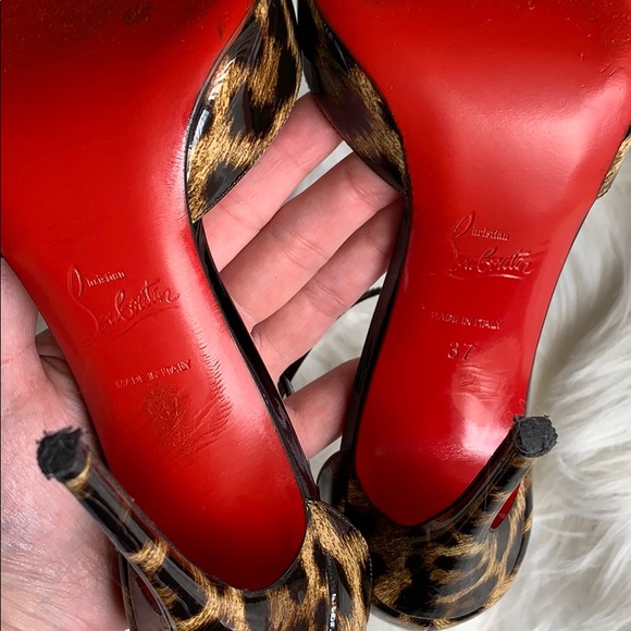 ❌ SOLD ❌ Christian Louboutin Senora 100mm Leopard - Picture 6 of 6